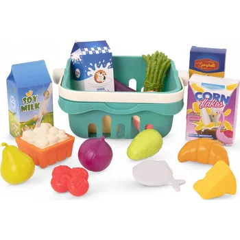 Hra na obchod Čerstvě vybrané – nákupní košík s potravinami B.Toys