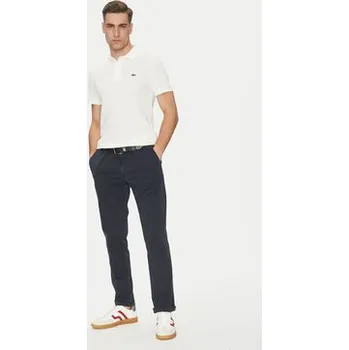 Pánské oblečení Lacoste Polokošile DH0262 Écru Regular Fit 8