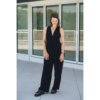 Dámský overall Overal Fancy Linen Black - XS