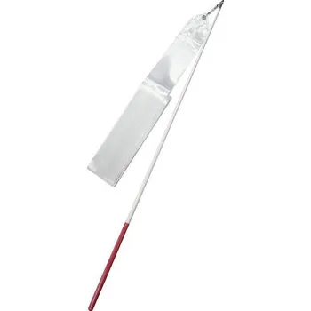 Gymnastický míč Effea Gymnastická stuha + tyčka - bílá