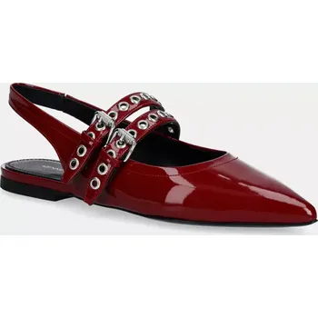 Dámské baleríny Kožené baleríny Kennel & Schmenger Greta vínová barva, s odkrytou patou, 51-12600 51.12600.307 83X, EUR 38