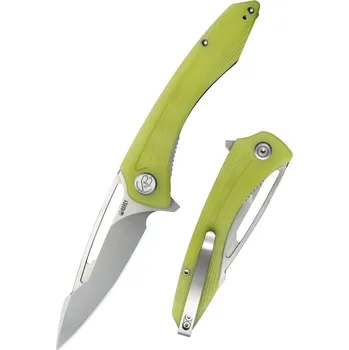 kapesní nůž Kubey KU345H Merced kapesní nůž 8,8 cm, Bead Blasted, transparentní žlutá, G10