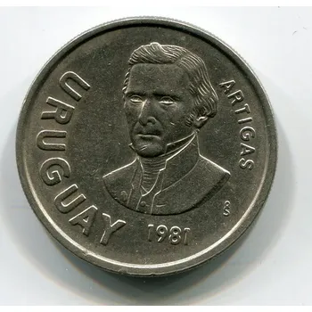 URUGUAY. 10 pesos 1981