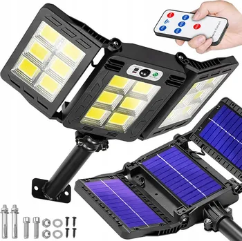 Venkovní osvětlení SOLÁRNÍ LAMPA SE SENZOREM POHYBU A SOUMRAKU 360 LED