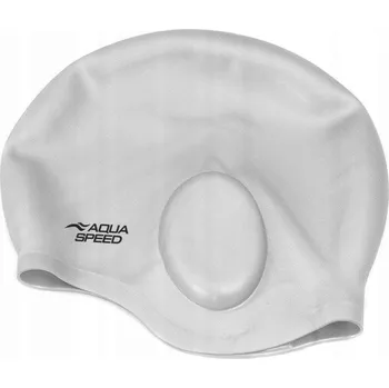 Plavecká čepice Plavecká čepice pro dospělé Silikonová Aqua Speed šedá