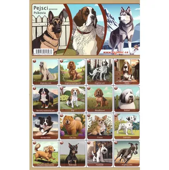 Pexeso Pexeso - Pejsci- kreslené