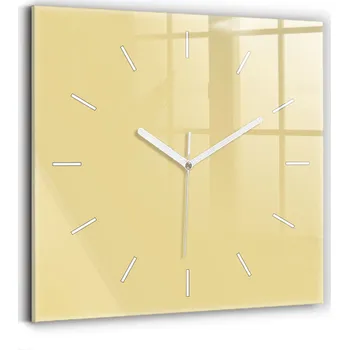 Hodiny Nástěnné hodiny Wallfluent béžové 30 cm