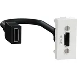 Schneider Electric NU343018 Unica - HDMI konektor (předzapojený), 1M, Bílý