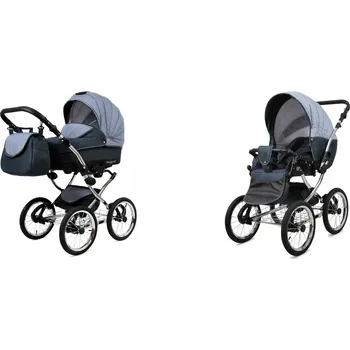 Kočárek Dětský kočárek 2v1 s korbičkou a sporťákem BabyLux Margaret