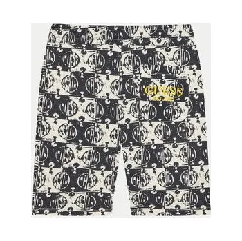 Dámské kraťasy Guess Šortky z materiálu L5GD10 KA6R4 Černá Relaxed Fit 14Y