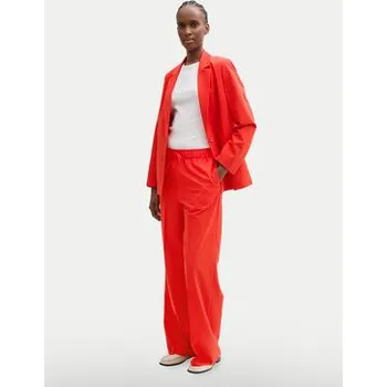 Dámské kalhoty Tom Tailor Denim Kalhoty z materiálu 1045693 Červená Regular Fit M