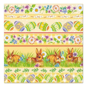 Velikonoční dekorace Ubrousek P 33x33 velikonoce 332801
