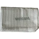 Vaflový ručník do sauny NordicSPA - BÍLÁ, 50x100cm