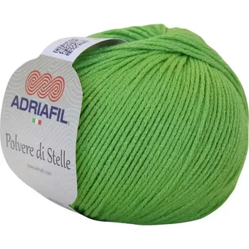 Příze Adriafil Polvere di Stelle 28 Jarní zelená (Letní příze Polvere di Stelle jarní zelená)