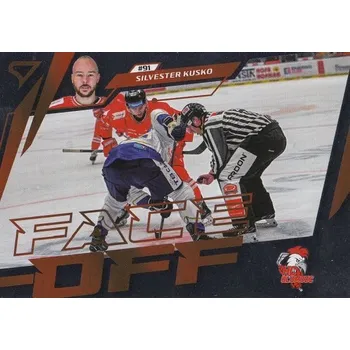 Karetní hra insert karta SILVESTER KUSKO 24-25 SZ ELH Ser. 2 Face Off číslo FO-20