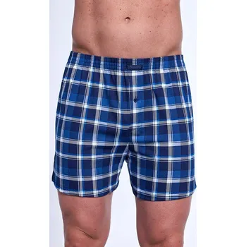 Trenýrky Cornette trenýrky comfort 002/318 - modrá, XL (Pánské bavlněné trenýrky Cornette comfort 002/318)