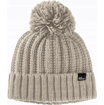 Čepice Béžová fleecová Čepice Jack Wolfskin , velikost vel. M