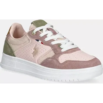 Dámské tenisky Sneakers boty U.S. Polo Assn. KOSMO růžová barva, KOSMO009W/5SM1 KOSMO009W.5SM1 03X, EUR 36