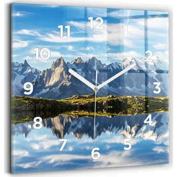 Hodiny Nástěnné hodiny Wallfluent bílé 30 cm