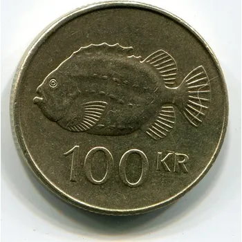 ISLAND. 100 krónur 2001.
