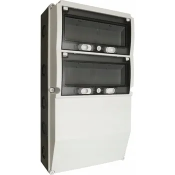 Rozvaděč Rozvodnice IP66 2x13 modulů nástěnná rozvodná skříň TpElectric