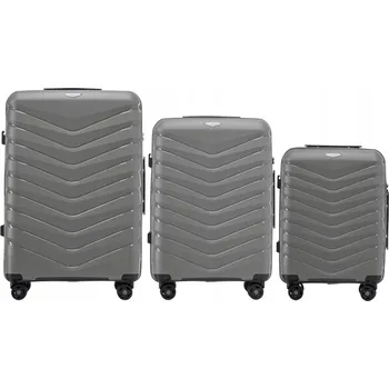 Wings Sada pevných kufrů z polypropylenu PHOENIX, 198 l