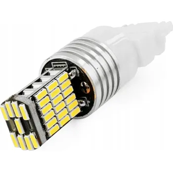 Žárovka W21W Žárovka 45 LED 4014 T20 USA T25 CANBUS STUDENÁ BÍLÁ