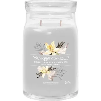 Svíčka YANKEE CANDLE Signature Smoked Vanilla & Cashmere 567 g
