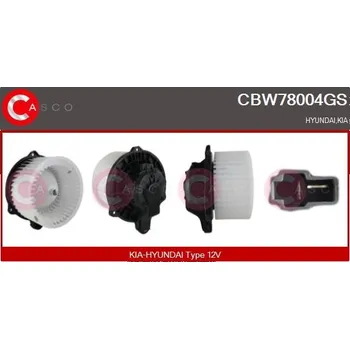 Ventilátor topení a klimatizace vnitřní ventilátor CASCO CBW78004GS