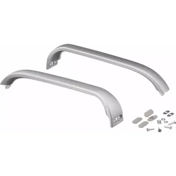 Příslušenství pro lednici  Stříbrná madla pro chladničky Bosch Siemens - sada 2 kusů (00369551) - náhradní díl pro snadné otevírání dvířek lednice