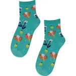Dívčí ponožky se vzorem WOLA NATURE tyrkys světlé Velikost: 33-35