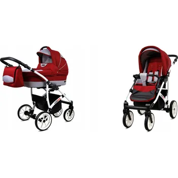 Kočárek Dětský kočárek 2v1 BabyLux LARGO – sporťák a hluboká korba, lehký, s taškou