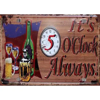 Plechová cedule Plechová retro cedule | pivní tabulka - 11 , 14x20 cm