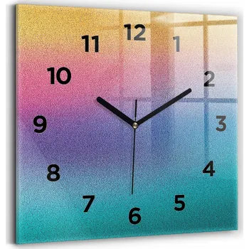 Hodiny Nástěnné hodiny Wallfluent černé 30 cm