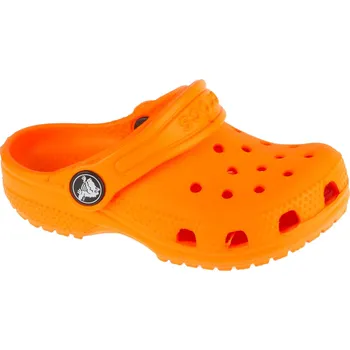 Dívčí sandály Oranžové dětské nazouváky Crocs Classic Clog Kids T 206990-83A Velikost: 27/28