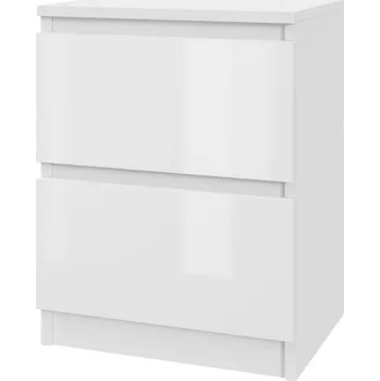 Noční stolek SG-nábytek Noční stolek 40 bílý lesk