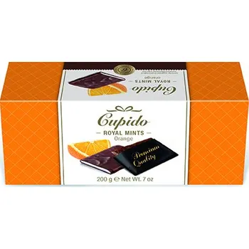 Čokoláda Čokoládové plátky Hamlet - Hořké s pomerančovo-mátovou náplní, 200 G