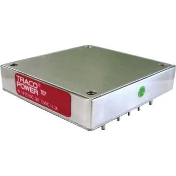 Měnič napětí DC-DC převodník 75W, výstup: 12V dc 6.3A 2.25kV dc Ano, Vin 18→ 75 V stejnosm Ne