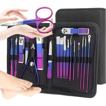 Sada na manikúru a pedikúru nehtů 18 v 1