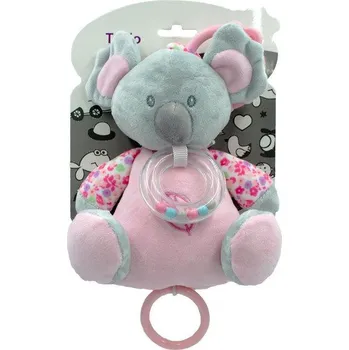 PLYŠ Usínaček koala růžová 18cm na natažení s melodií (plyšová hračka)