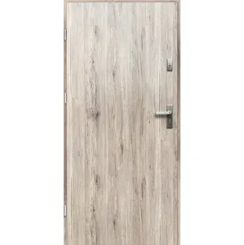 Vchodové dveře Vchodové dveře venkovní 90 cm levé šedé 55 mm OTEVÍRÁNÍ DOVNITŘ