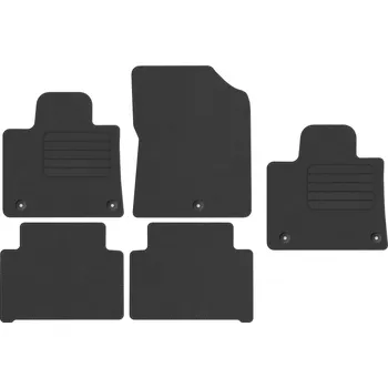 autokoberec Kobercové rohožky Edecor velurové 5 ks