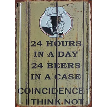 Plechová cedule Plechová retro cedule | pivní tabulka - 20 , 30x40 cm