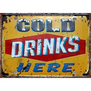 Plechová cedule Plechová retro cedule | pivní tabulka - 13 , 30x40 cm