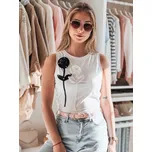 Dámské tílko DSTREET PETITO BÍLÁ L/XL