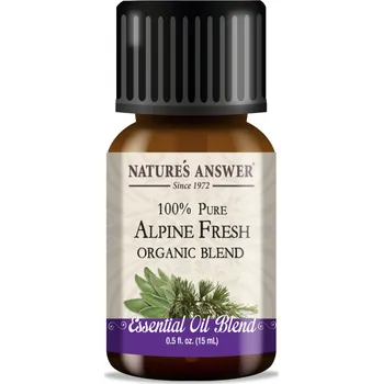 Aroma difuzér Nature's Answer Alpine Fresh Blend, Essential Oil, Alpská svěžest, esenciální olej, BIO, 15 ml