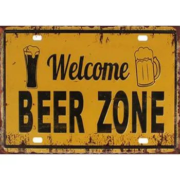 Plechová cedule Plechová retro cedule | pivní tabulka - 15 , 20x30 cm