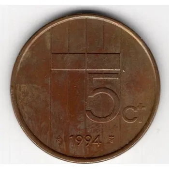 NIZOZEMÍ. 5 cents 1994.