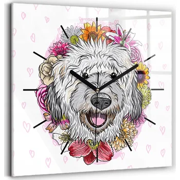 Hodiny Nástěnné hodiny Wallfluent černé 30 cm