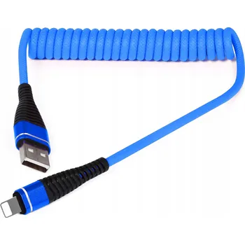 Datový kabel Kabel Interlook USB typ C - Apple Lightning 1 m modrý